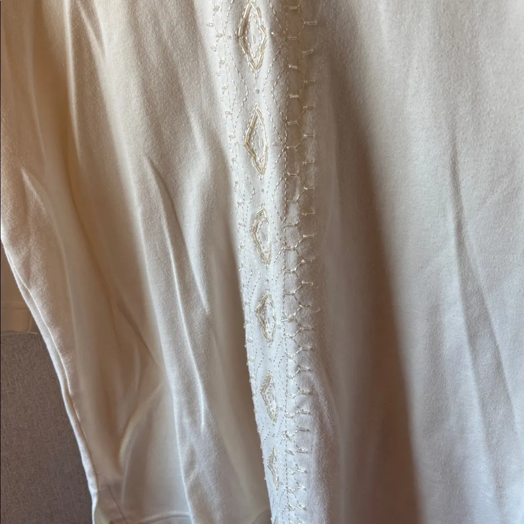 Bonworth Cream Embellished Blouse xs - Image 4