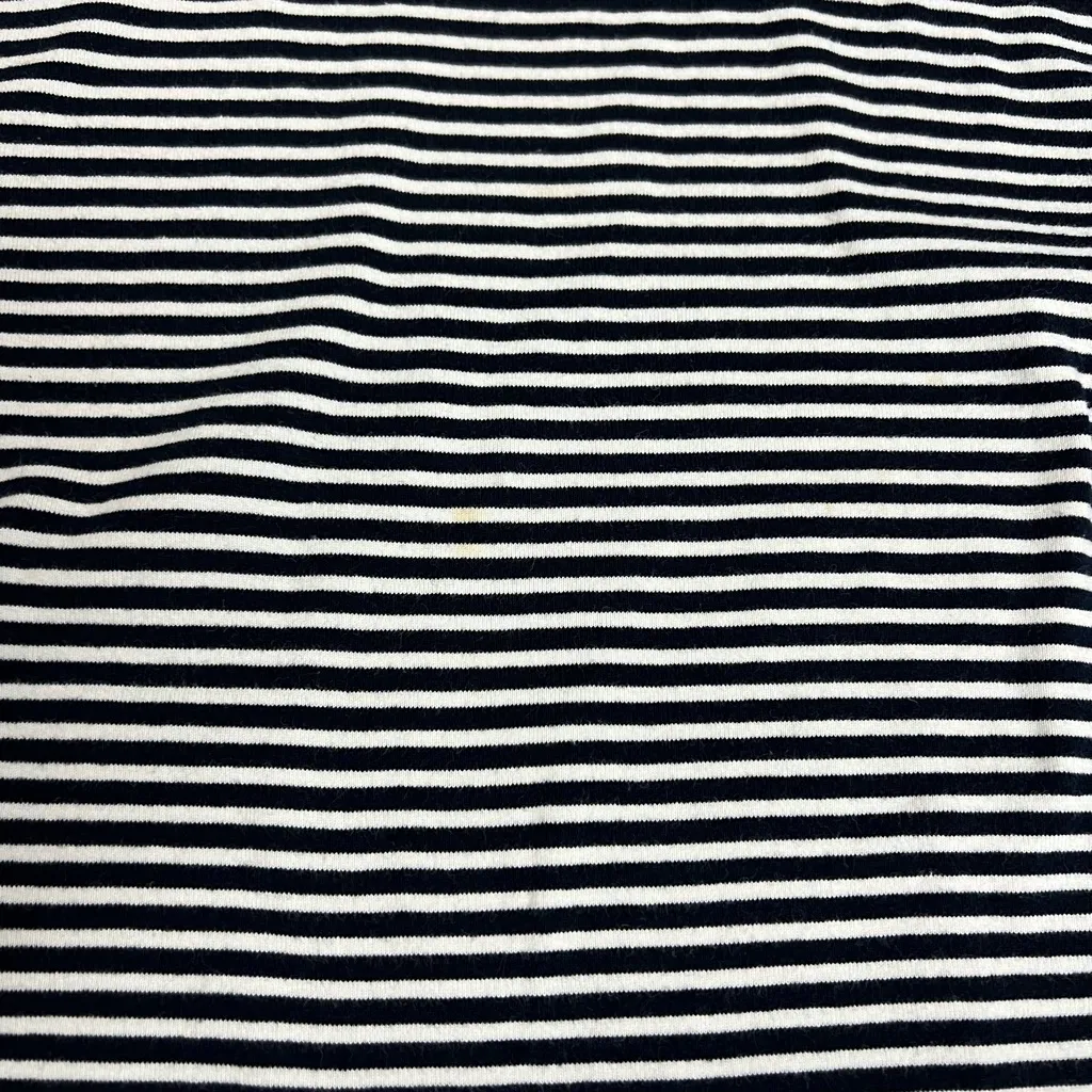 Ralph Lauren Black and White Striped Long Sleeve Top - Size Large - GUC - Image 4