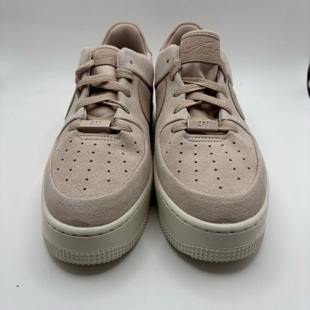 Nike Air Force 1 Sage Low AR5339-201 Sneakers Womens Sz 10 Beige Platform Shoes - Image 2