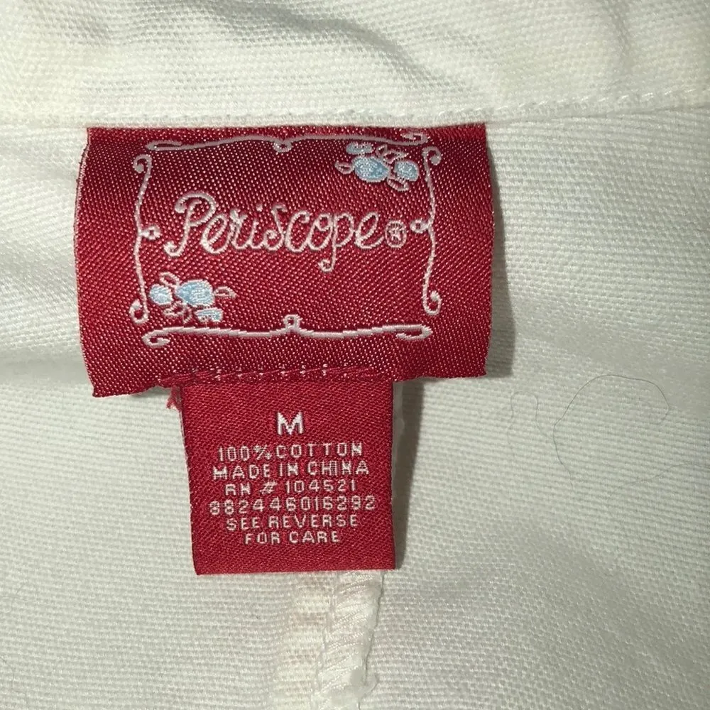 Vintage Periscope (Australia) Cotton Jacket‎ White Size M - Image 7