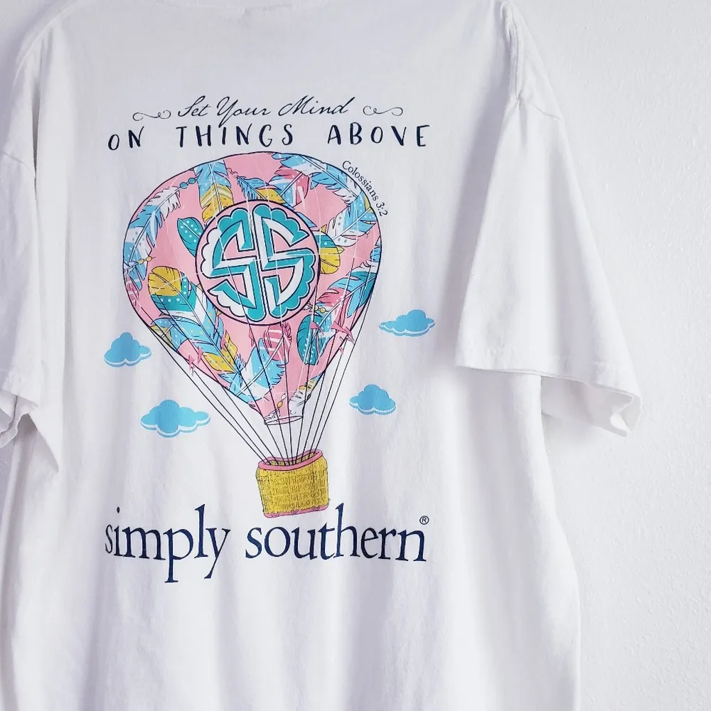 Simply Southern Short Sleeve Hot Air Balloon T-Shirt - Image 4
