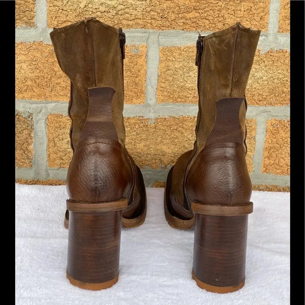 Laura and Angel leather boots size 38 Brown - Image 4