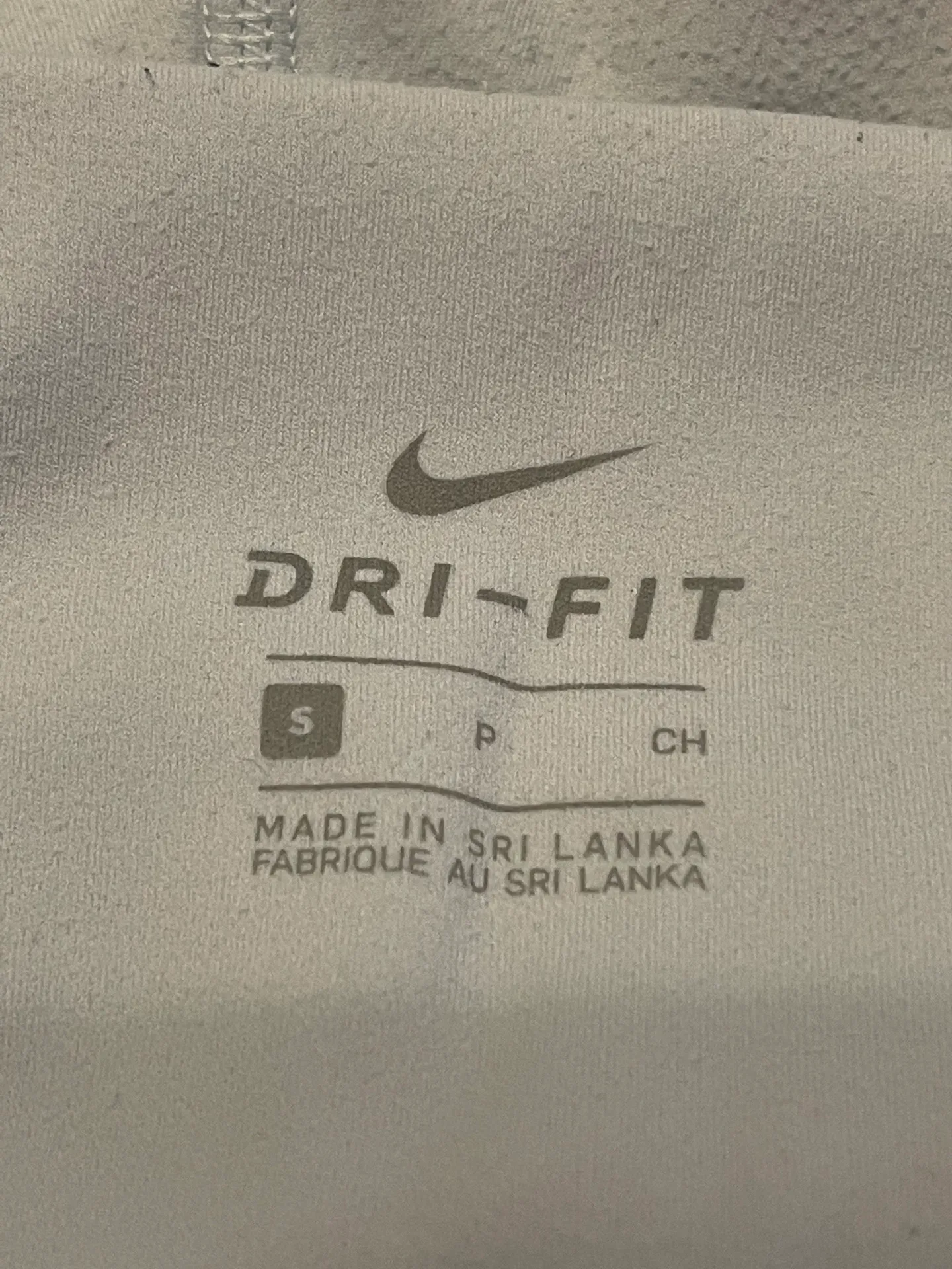 Nike high waisted leggings in cloud gray, S - Image 5