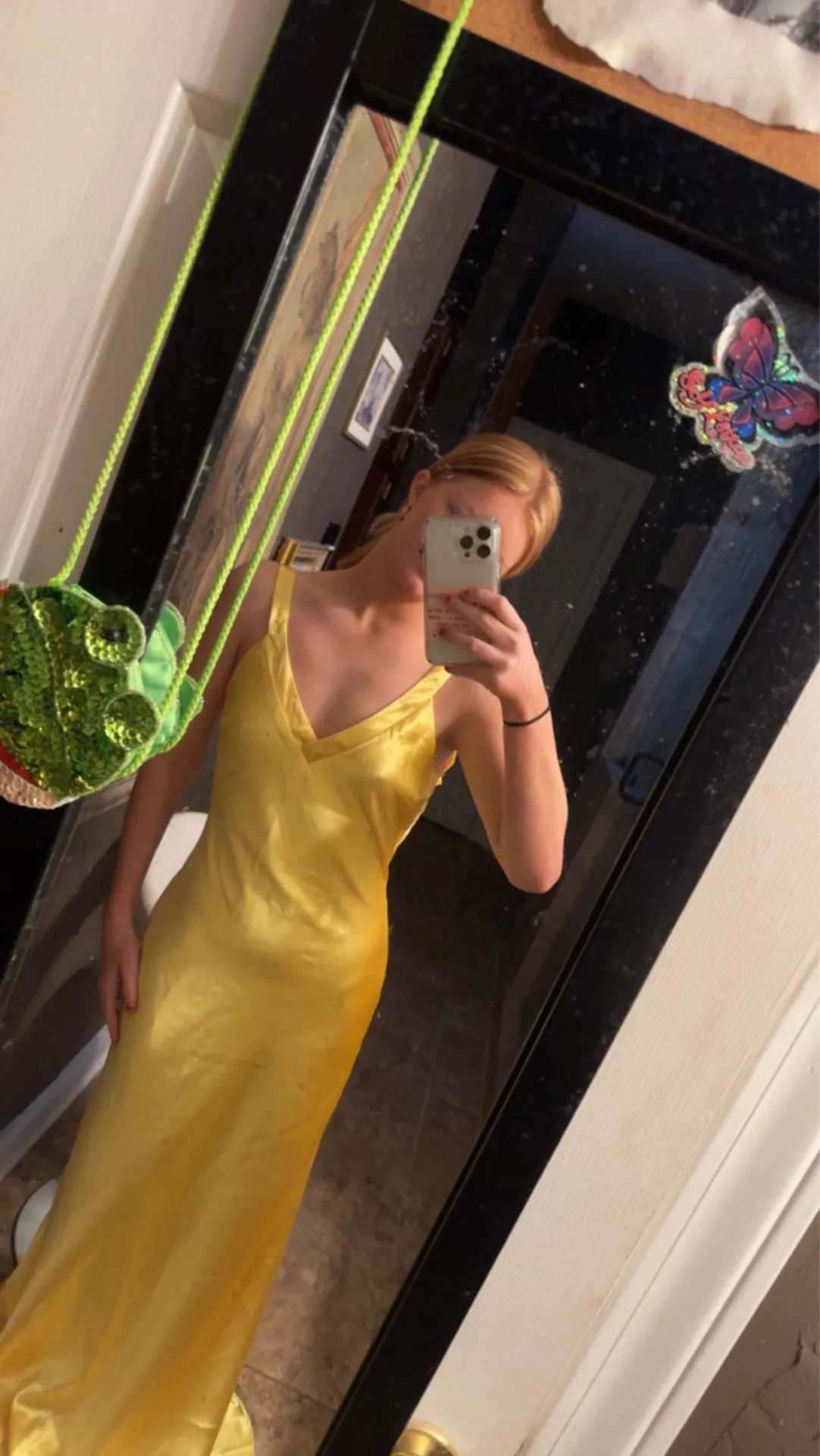 Lulus Dress Maxi Yellow - Image 3