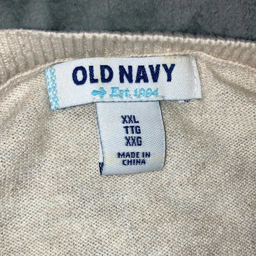 Old Navy  Cream Sweater with Joy Graphic - Image 5