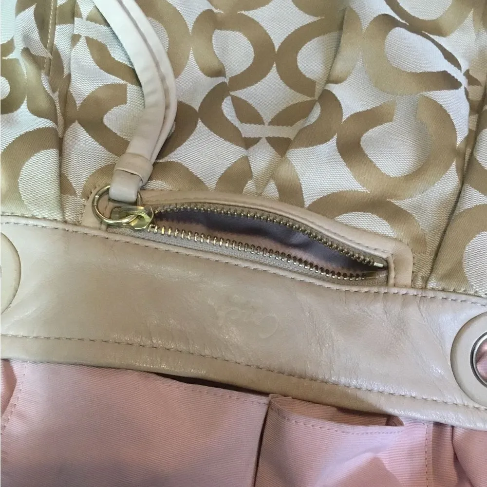 Coach Parker Op Art Shoulder Handbag - Image 12