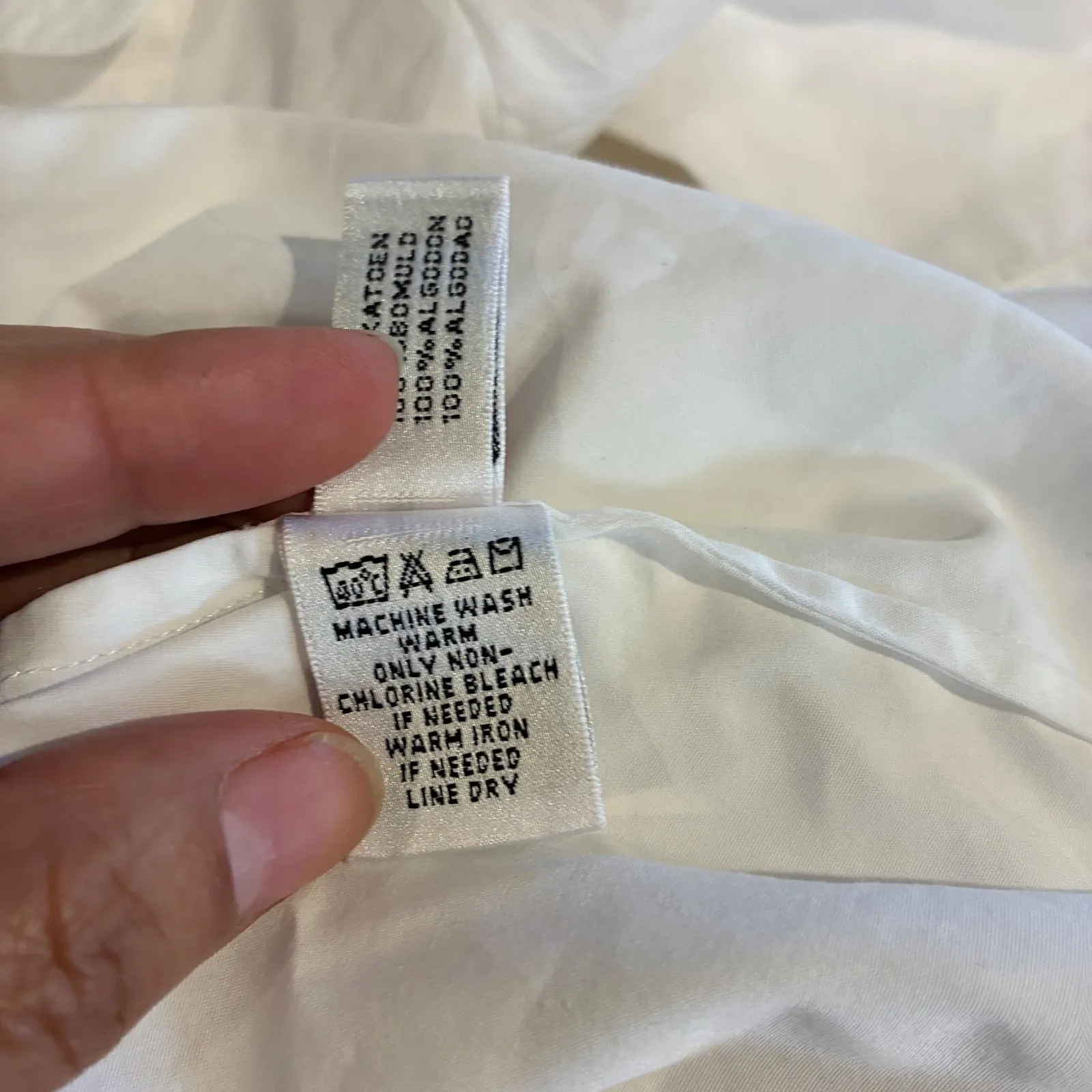 Black Label Ralph Lauren White Cotton Button Down Shirt 3/4 Sleeve Pockets- 10‎ - Image 5