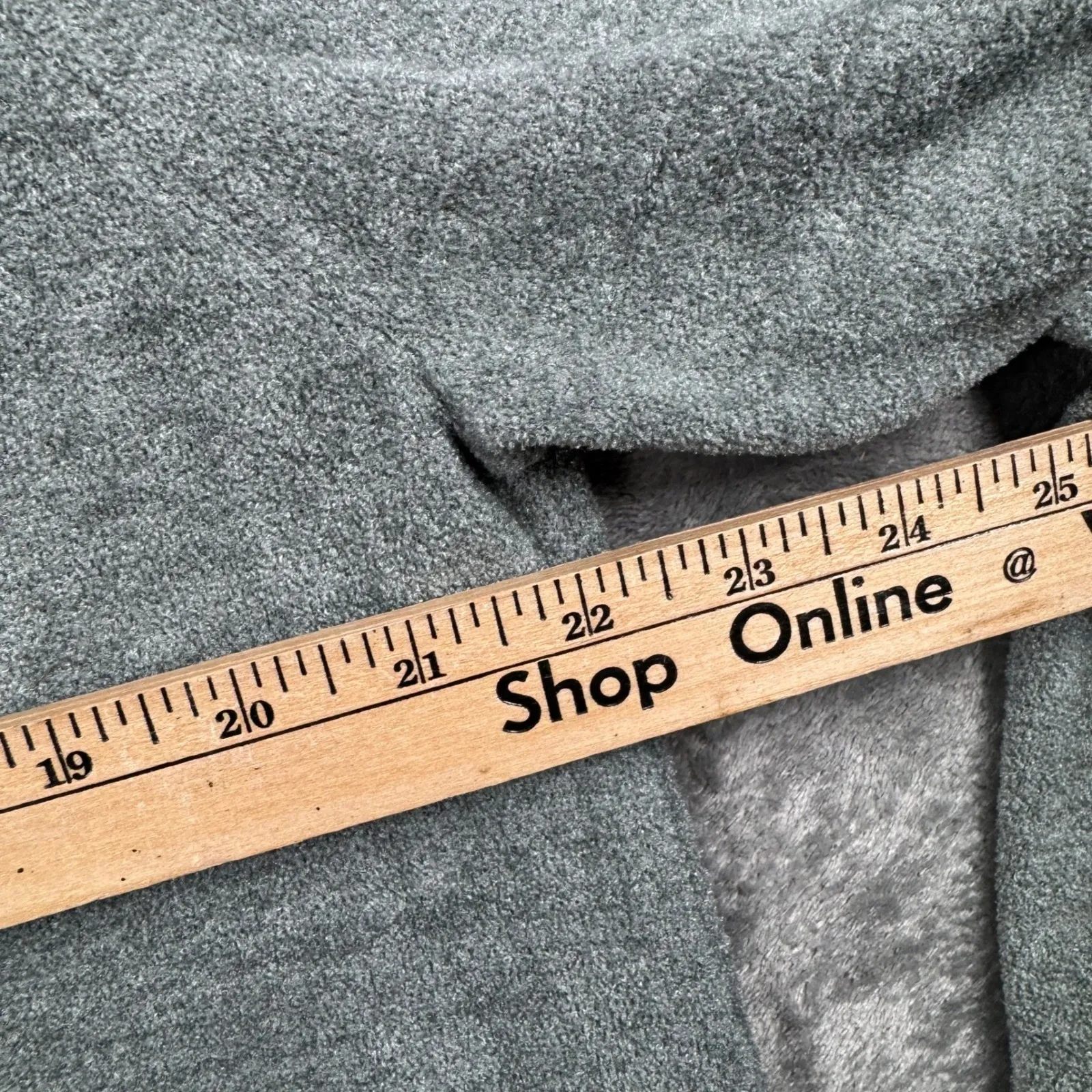 Barefoot Dreams Sweater CozyChic Ultra Lite Cowl Neck 1X Green Plush Loungewear - Image 10