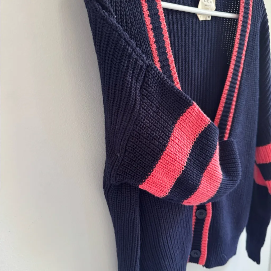 Harper Navy and Pink Button - Image 2