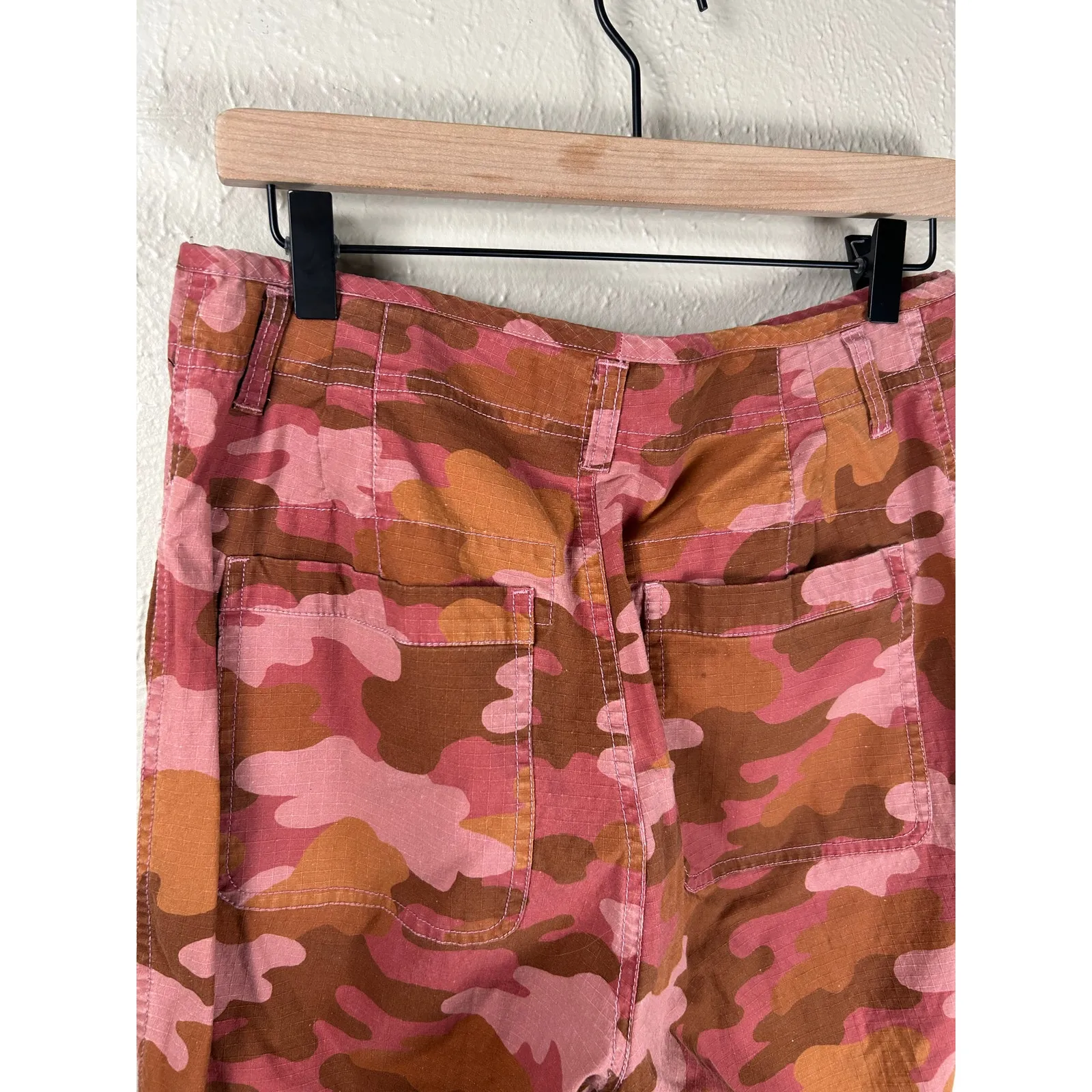 Sundance Quincy Ripstop Camo Pants Size 6 Utility Cotton Red Camouflage Trousers - Image 10