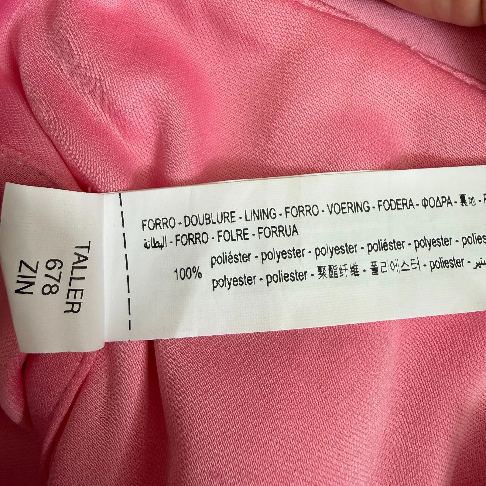 Zara Pink Tube Top Size Medium - Image 6