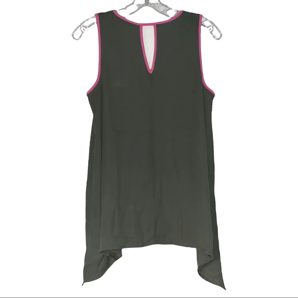 NEW Daniel Rainn Shark Bite Top size S Green - Image 2