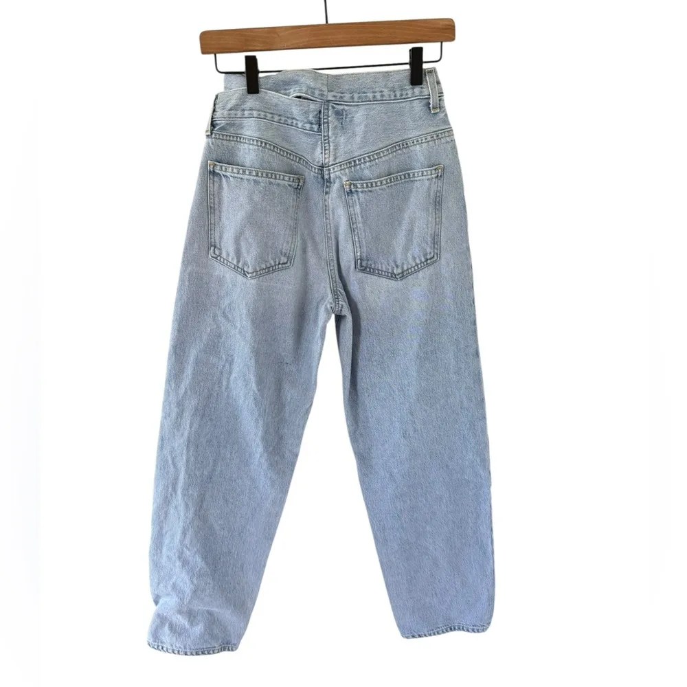 Agolde Broken Waistband Straight Leg Jeans - Image 8