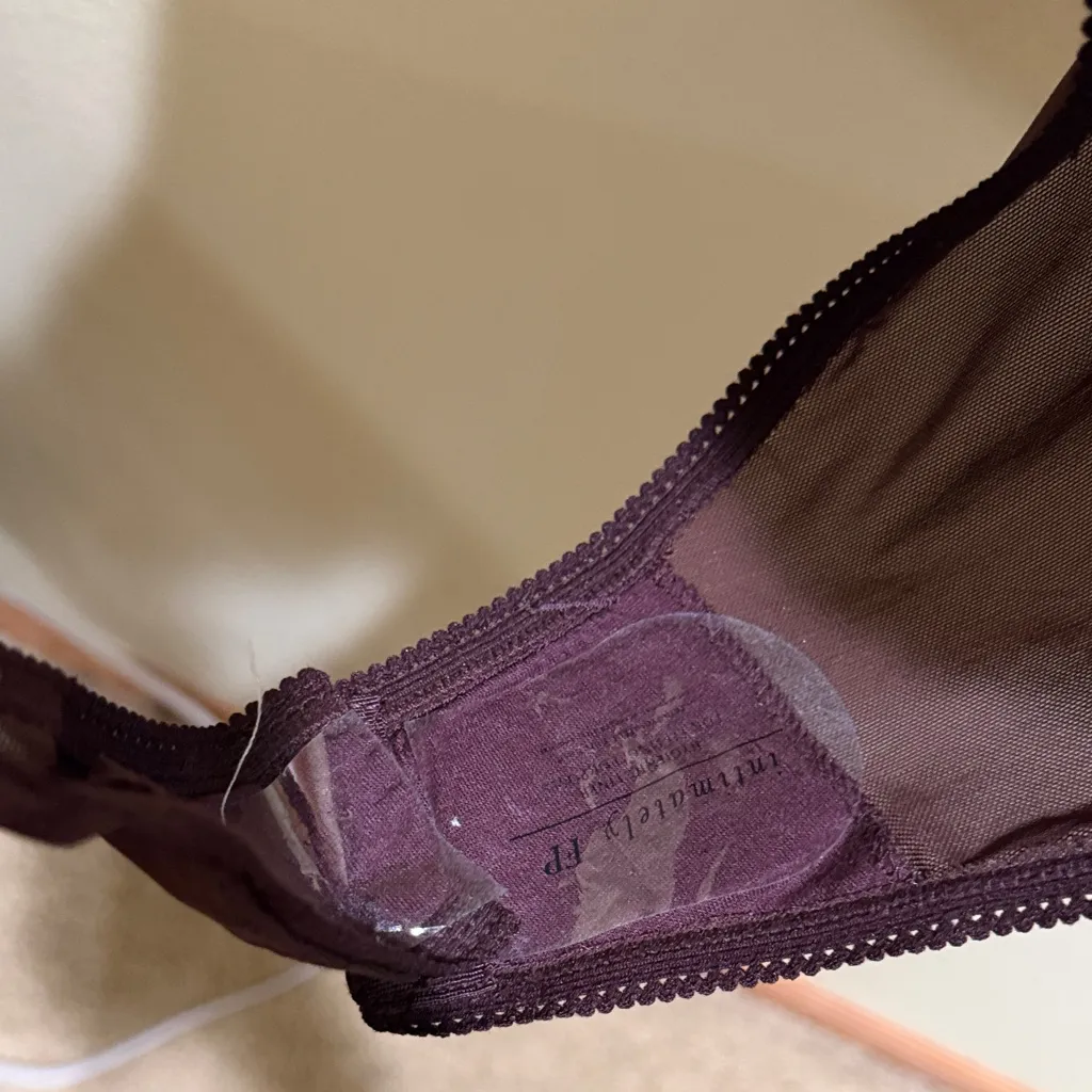 New Intimately Free People Take It Away XL Burgundy Floral Lace Bodysuit - Image 9