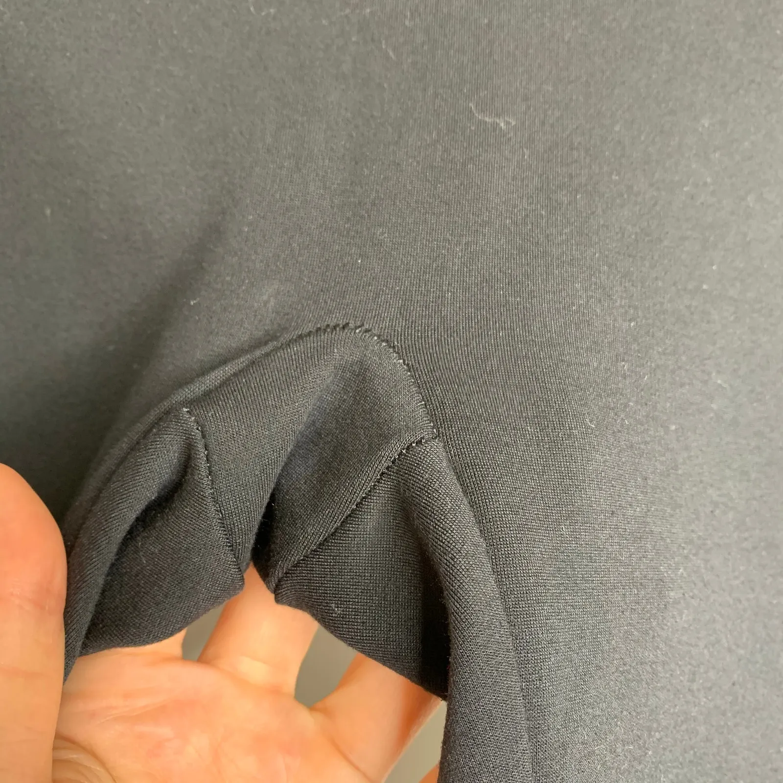 SPANX Black Ponte Velvet High-Waist Full Length Leggings Womens XS - Image 5