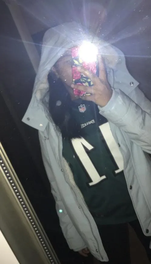 Light Blue Winter Coat Multiple Size L - Image 3