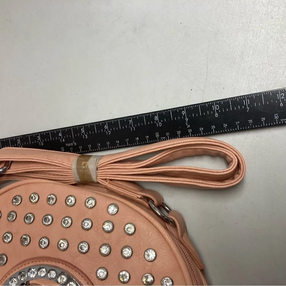 BETTY BOOP Women’s Crossbody‎ Pink  
8.5 X3X8.5 New With Tags Studded - Image 10