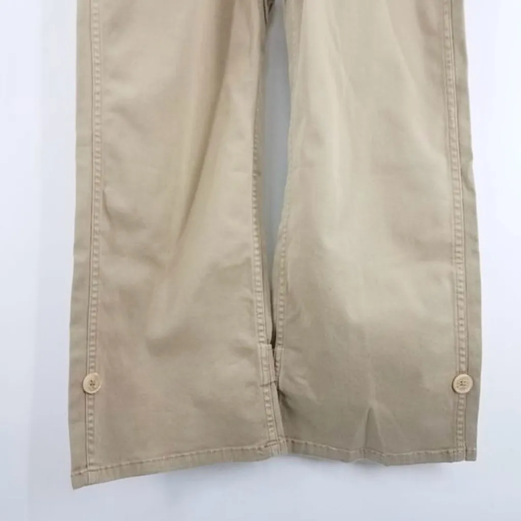 Good American The On Duty Belted Jumpsuit Khaki
with Pockets Sz 3/ sz 10-12 NWOT - Image 7