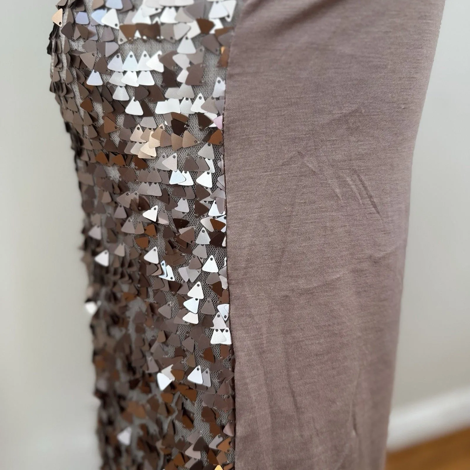 Charlotte Russe Y2K Sequin Tank Top S Party Club Glam Sparkle NYE Disco Cocktail - Image 11