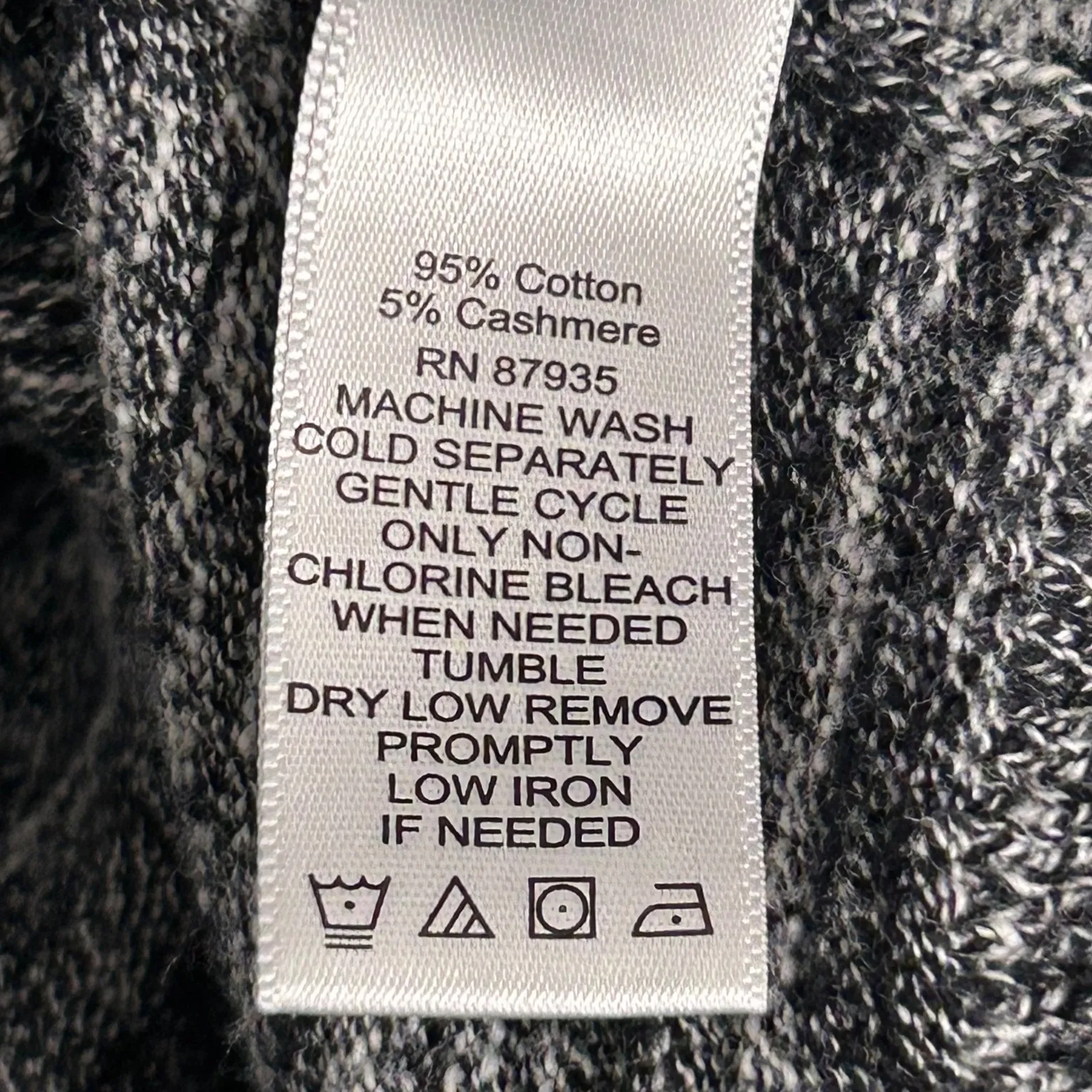 Logo by Lori Goldstein Cashmere Sweater Gray 2X - Image 9