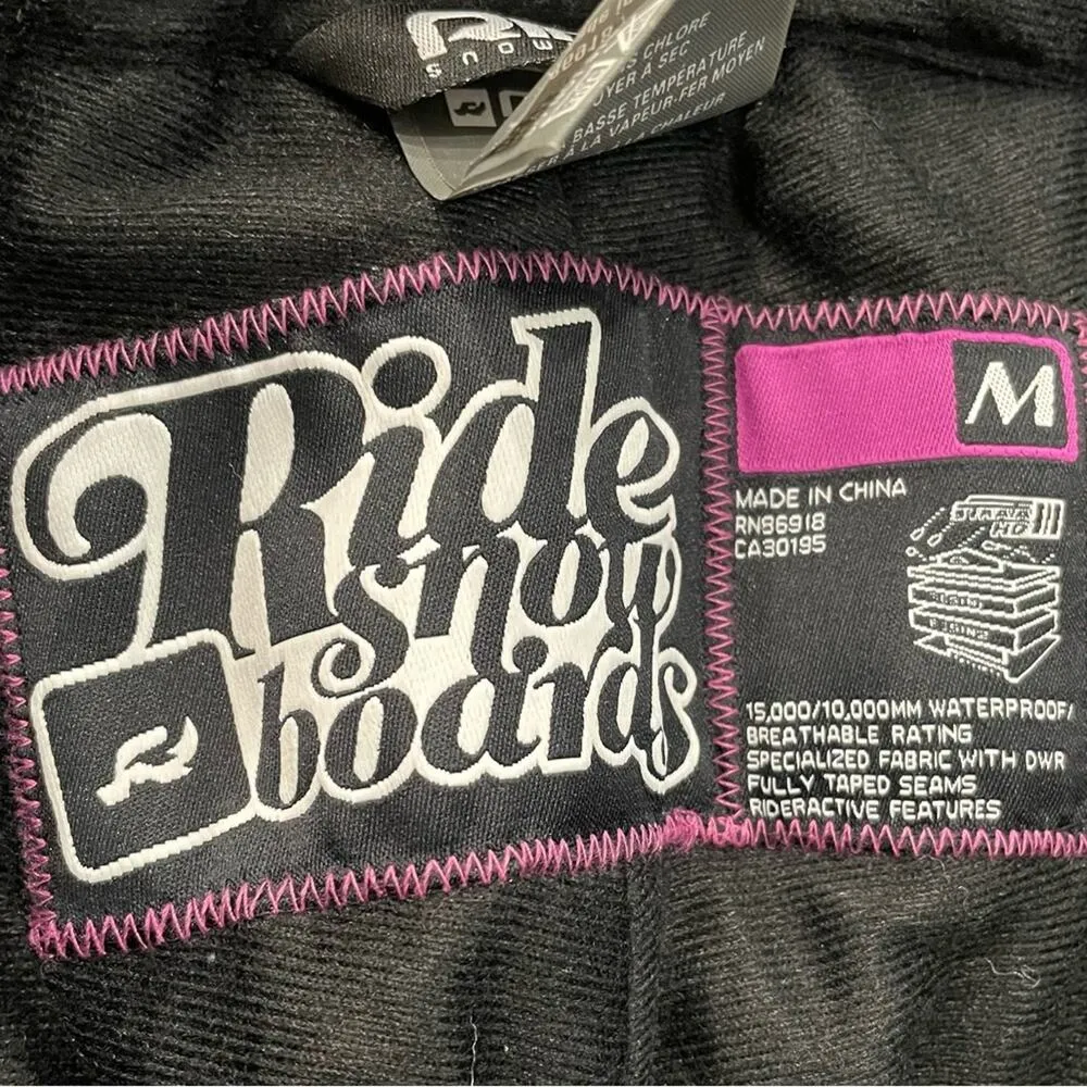 Ride Snowboard Pants Women’s Ombré Purple Low Rise Sz M Size M - Image 4