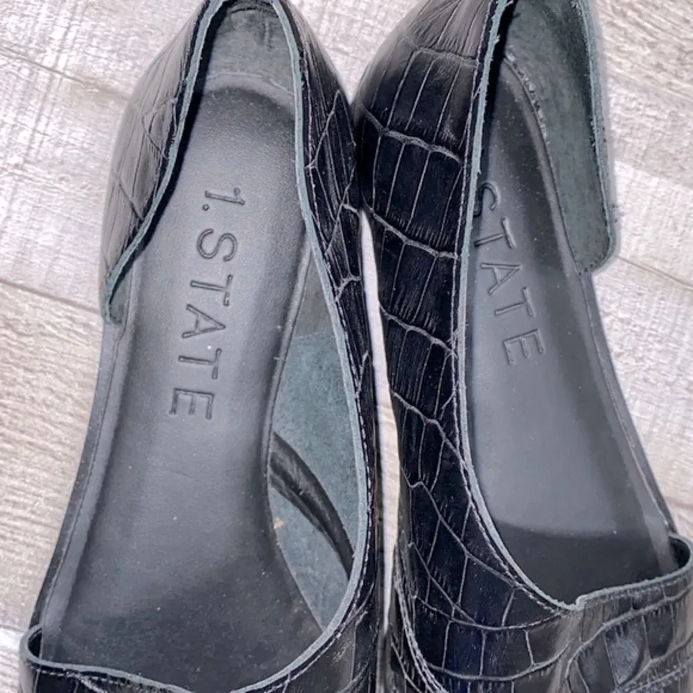 1.State Celtin black leather sandal slides size 6 1/2 - Image 6