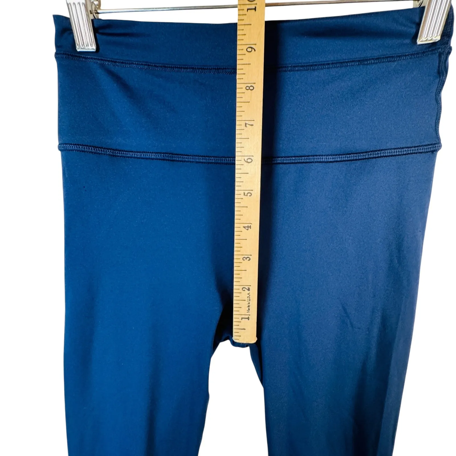 Athleta Accelerate 7/8 Navy Blue Sz XST TALL High Rise Pocket Leggings Running‎ - Image 7