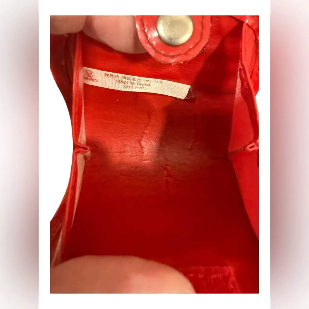 Vintage 1996 Sanrio Hello Kitty Mini Red Purse – Tea Party Design – Rare - Image 5