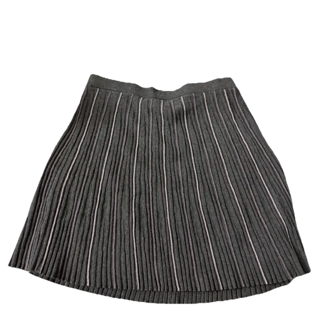 Etcetera Charcoal and Pink A-Line Skirt - Image 2
