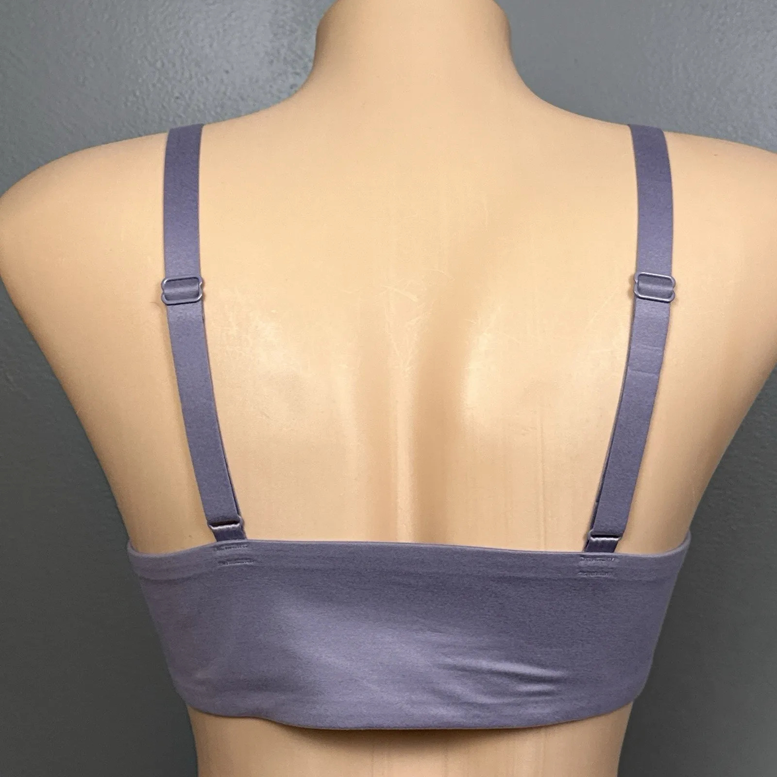 Tommy John Second Skin Lightly Lined Wireless Bra Size 34D Purple Pullover - Image 4