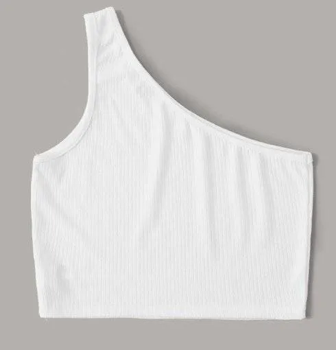 SheIn One-shoulder Crop Top - Image 2