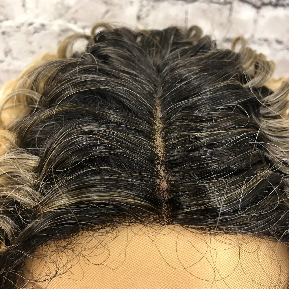 MLC193 synthetic lace front wig New Brown - Image 5