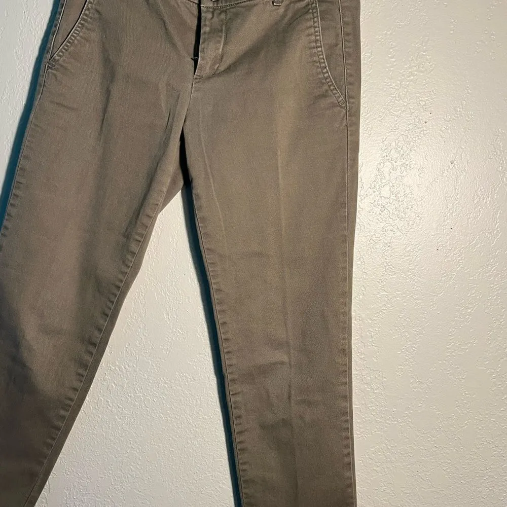 Kut from the Kloth Brown Relaxed Trousers Ankle-Length Chino GWEN SZ 0 Straight - Image 6