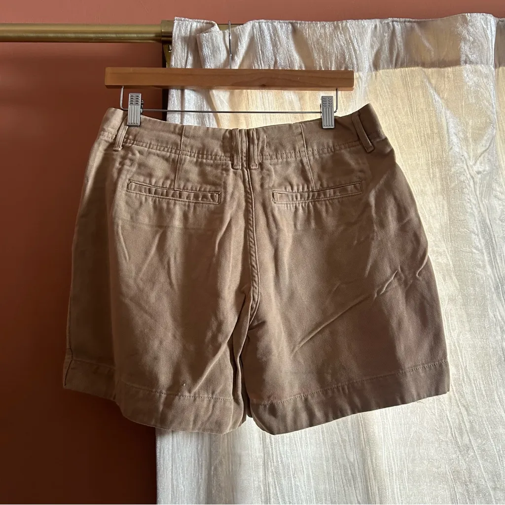 Everlane The Utility Short in Buttersoft Tencel Lyocell Cornstalk Tan NEW Size 4 - Image 5