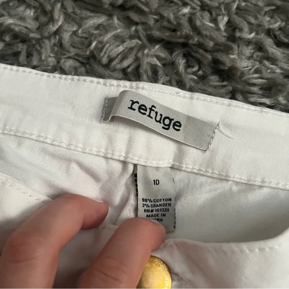 Refuge white skinny jeans size 10 - Image 3