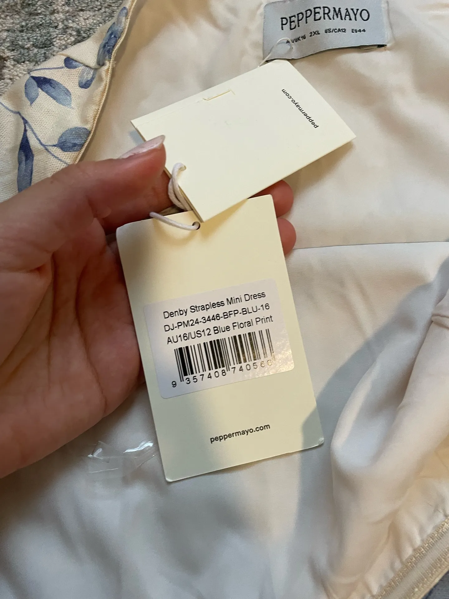 Peppermayo Mini Blue Dress - Image 6