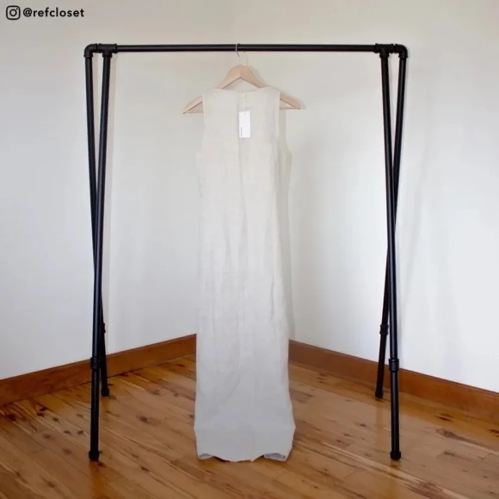 1HR SALE ⚡Reformation Grover Linen Dress (Oatmeal) - Image 3