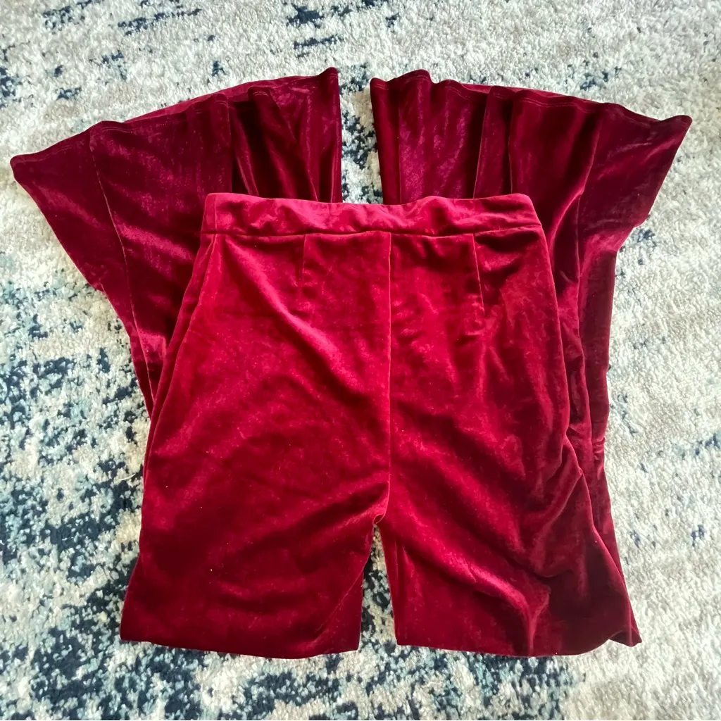 Velvet Bell Bottoms - Image 4