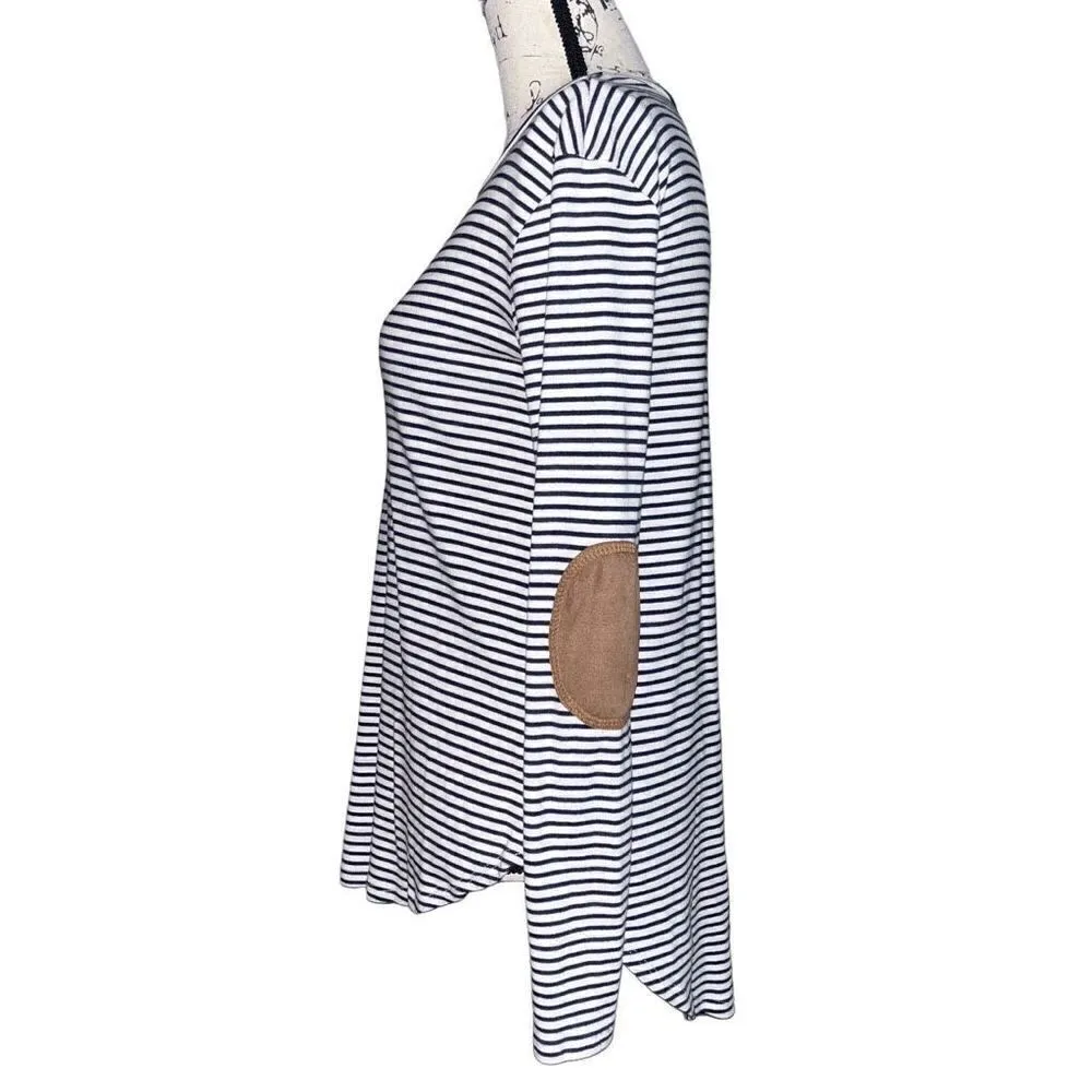 Cherish striped patch long sleeve top small‎ - Image 3