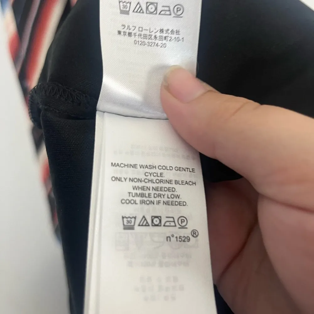 Lauren Ralph Lauren Womens Blanket Stripe Georgette Gown black Size 8 - Image 8