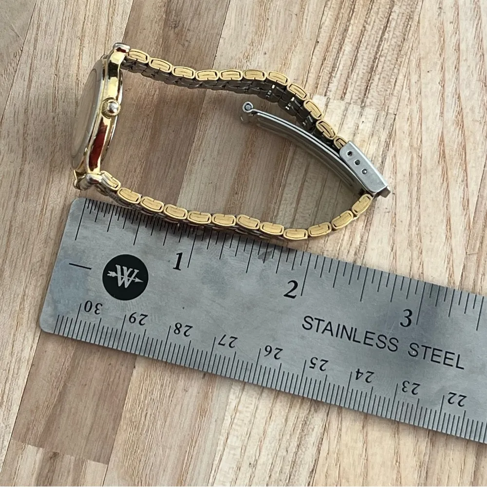 Seiko Ultra RARE Vintage Age of Discovery Motif Ladies Watch Two-Tone Bracelet - Image 13