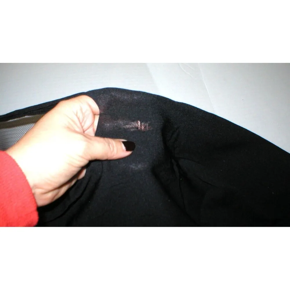 New Womens Designer Blouse Top 44 IT 10 Black Viscose Pier Antonio Gaspari Italy - Image 7