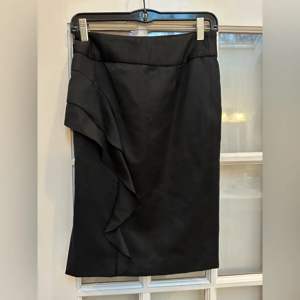 Vintage L.A.M.B Gwen Stefani Wool Y2K Punk Glam Rock Goth Ruffle Skirt Size 2 XS - Image 11