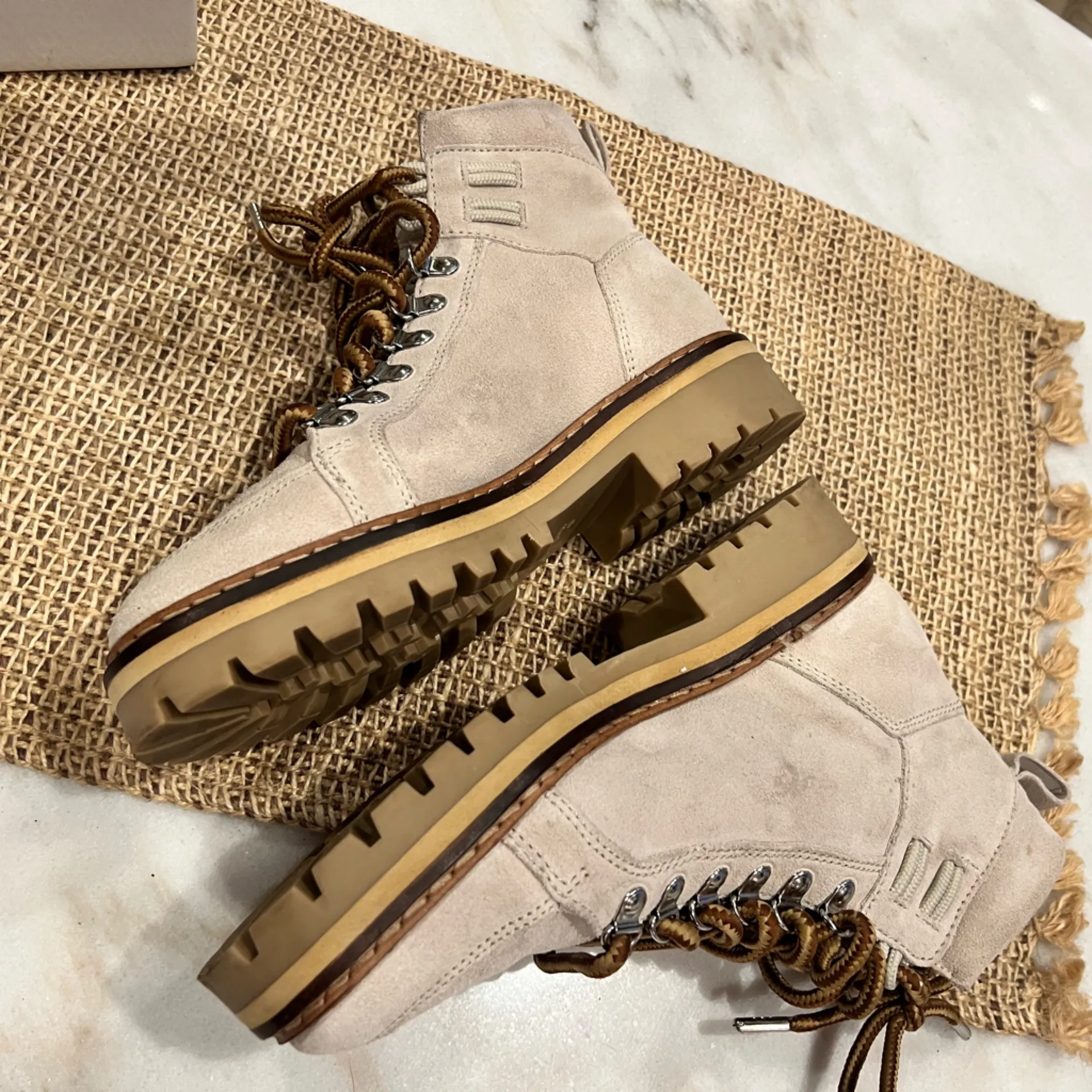 Mango Suede Lace-up Hiking Boots‎ - Image 4