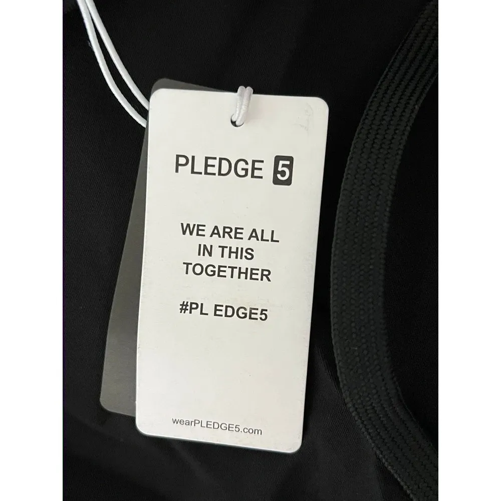 Pledge 5 Black Burgundy Colorblock Jogger Scrub Nursing Medical Pants sz 4XL NEW - Image 8