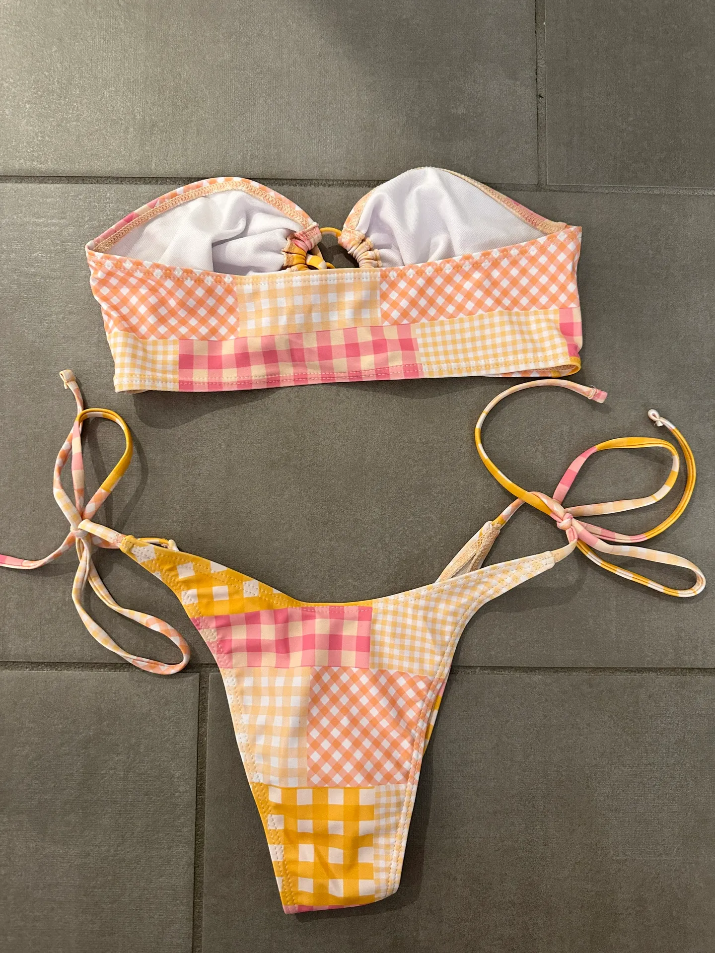 Boutique Plaid Bikini Set - Image 2