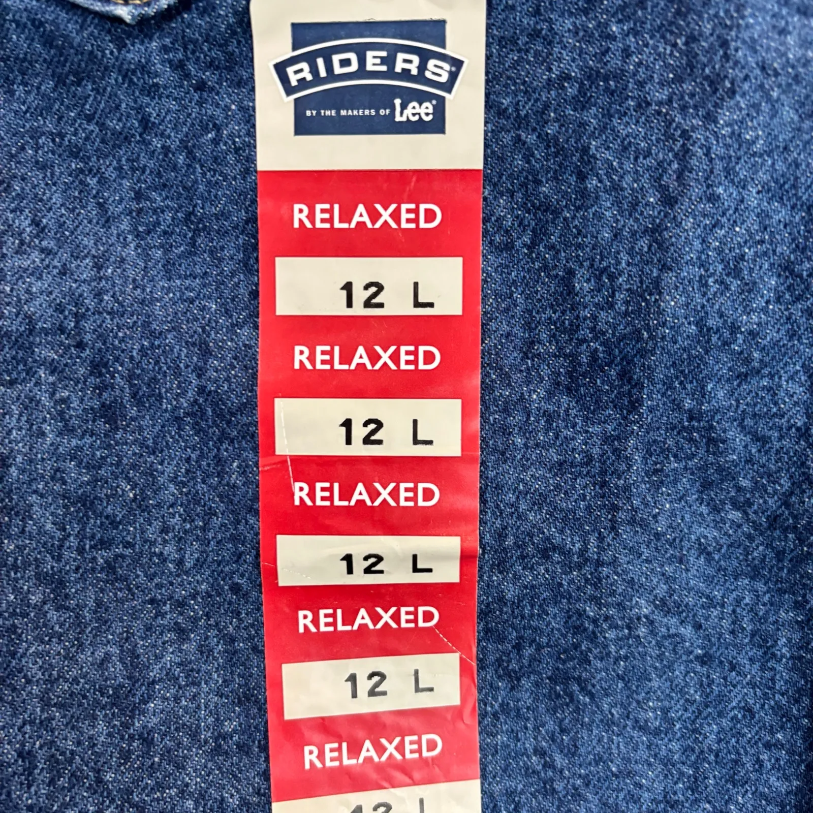 Y2K retro dark wash straight leg denim mom jeans, high waisted, size 12, NWT Blue - Image 4