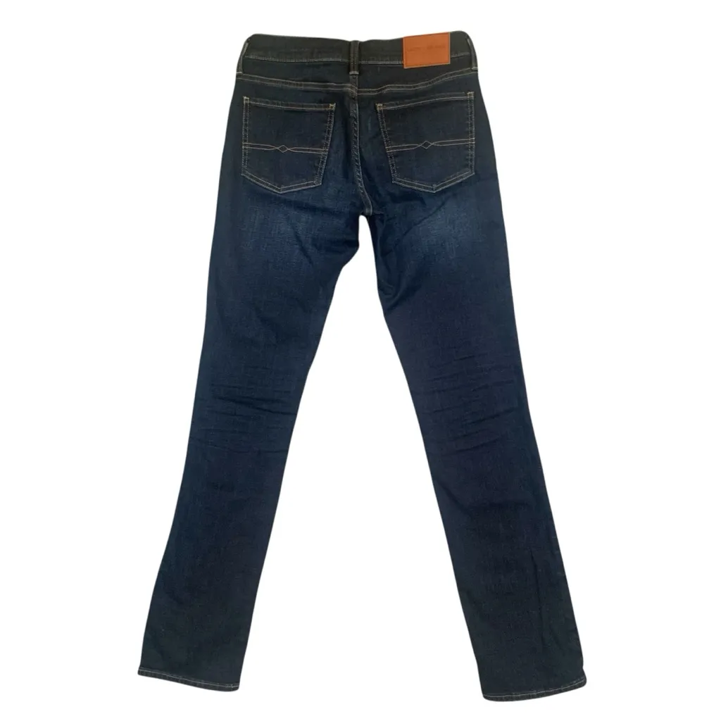 Lucky Brand Mid Rise Straight Sweet Jeans Dark Sz 4 Long - Image 2