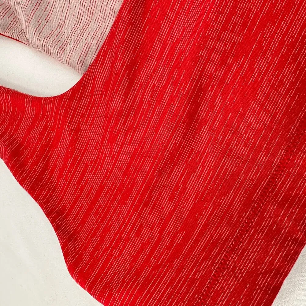 Outdoor Voices Red Halter Sports Bra Size Small - Image 2