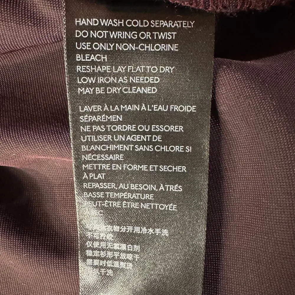 Maeve by Anthropologie SZ 6 Katrina Top Velvet Button-Up Hi-Low Hem Long Sleeves - Image 10